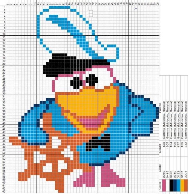 Смешарики из бумаги: схемы прилагаются