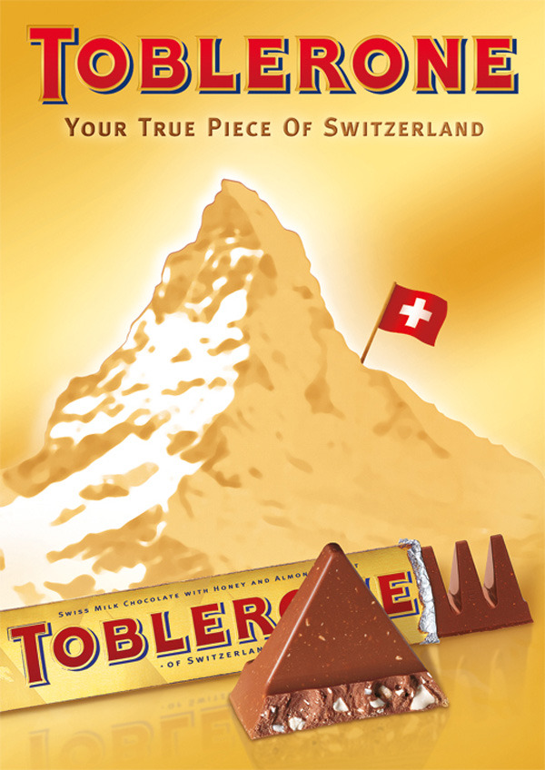 Почему шоколадки Toblerone сделаны в виде треугольника?
