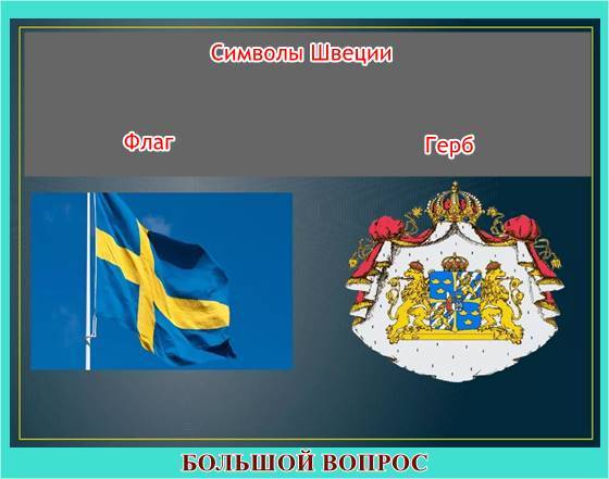 Символы швеции. Швеция флаг и герб. неофициальные символы швеции. краткое сообщение о швеции.