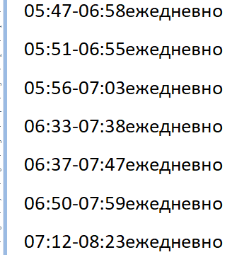 Отсутствие пробела