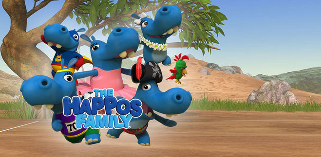 нарисовать Семейка Бегемотов The Happos Family? 