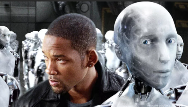 Сomics meme: "- ТЫ ВСЕГО ЛИШЬ МАШИНА, ИМИТАЦИЯ ЖИЗНИ. РОБОТ СОЧИНИТ СИМФОНИЮ? РО