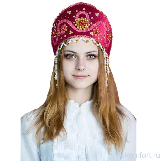 Как надеть кокошник. Девушка в кокошнике в профиль. кокошник современный с чем носить.