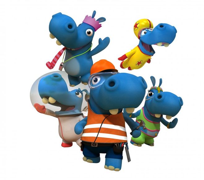 нарисовать Семейка Бегемотов The Happos Family? 