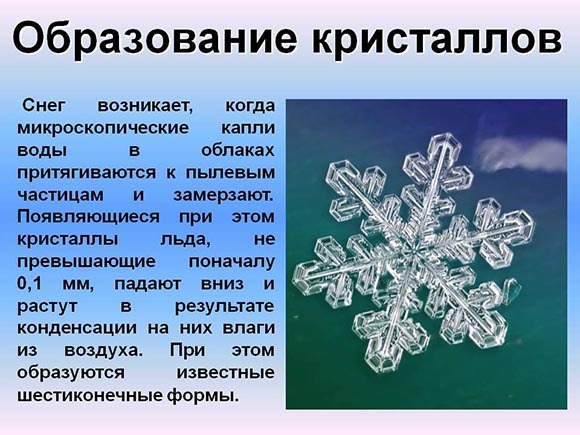Дсообщение о снеге (окружающий мир)