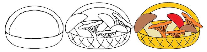 Звезды нового века - "Грибное лукошко на грибной поляне" - Голохвастов Игнат