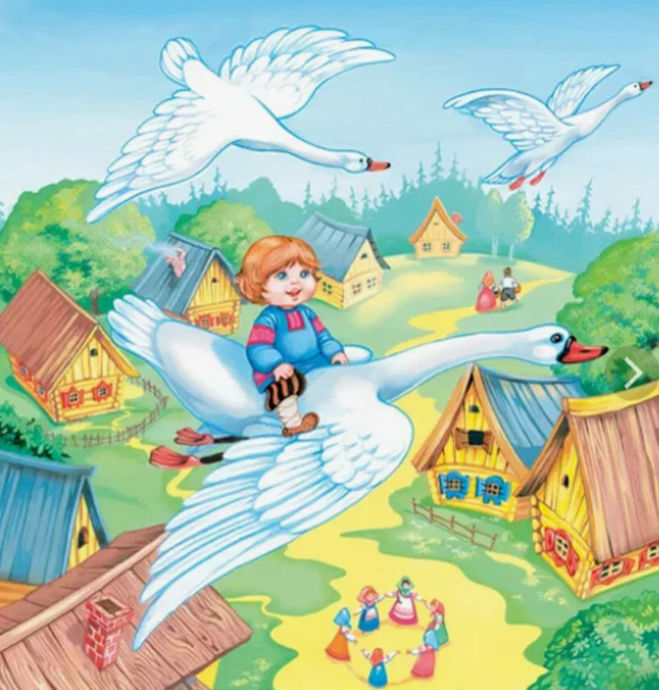 2 класс. Гуси-лебеди. Составленный рассказ о девочке