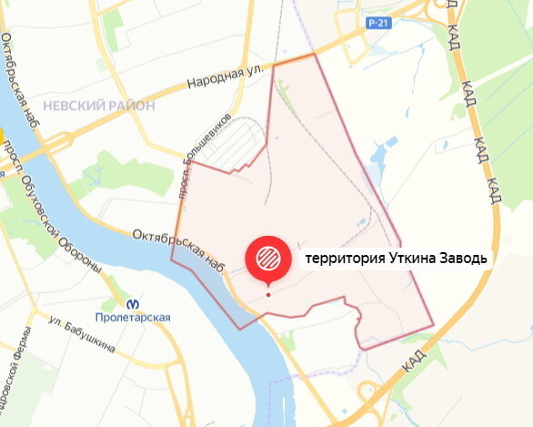 Уткино на карте